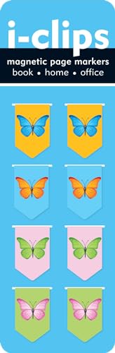 Butterflies I-clips Magnetic Bookmarks